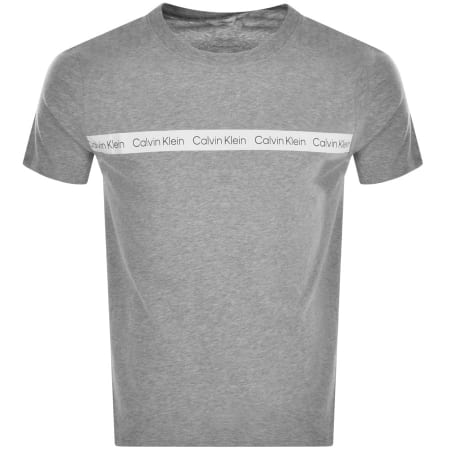 Product Image for Calvin Klein Short Sleeve Logo T Shirt Grey