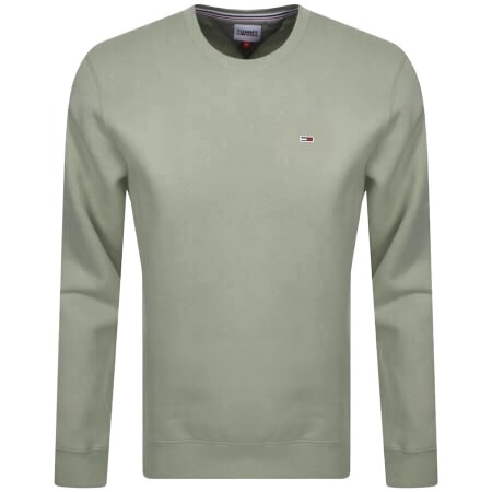 Product Image for Tommy Jeans Classic Logo Sweatshirt Green