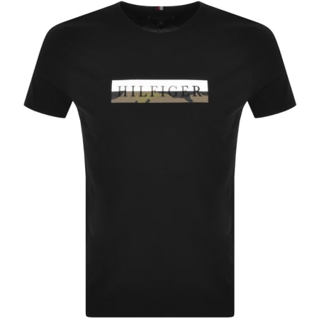 Product Image for Tommy Hilfiger Logo T Shirt Black