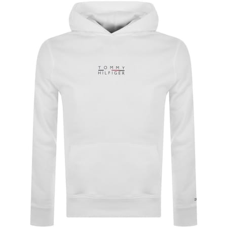 Product Image for Tommy Hilfiger Logo Hoodie White