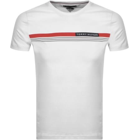 Product Image for Tommy Hilfiger Stretch Logo T Shirt White