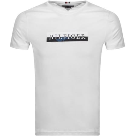 Product Image for Tommy Hilfiger Logo T Shirt White