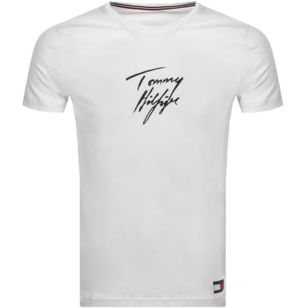 Product Image for Tommy Hilfiger Logo T Shirt White