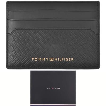 Product Image for Tommy Hilfiger Leather Card Holder Black