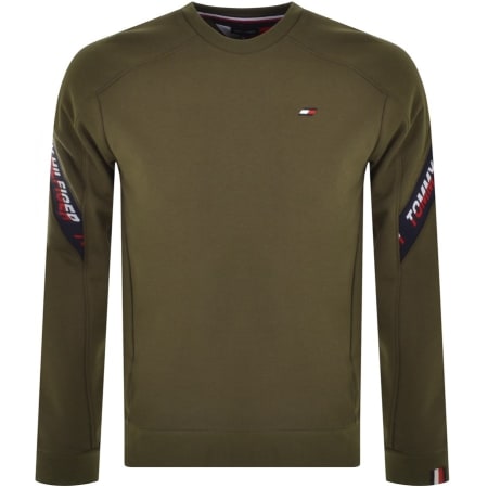 Product Image for Tommy Hilfiger Sport Logo Sweatshirt Green
