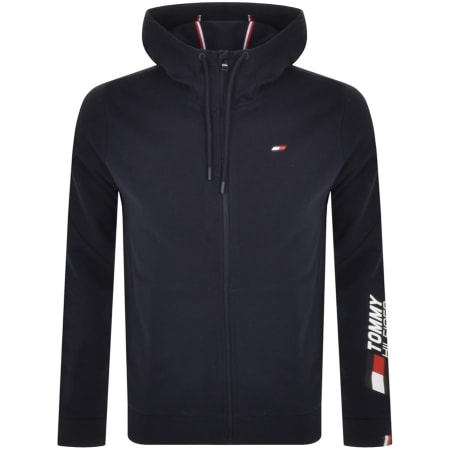 Product Image for Tommy Hilfiger Sport Logo Hoodie Navy