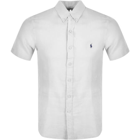 Product Image for Ralph Lauren Linen Slim Fit Shirt White