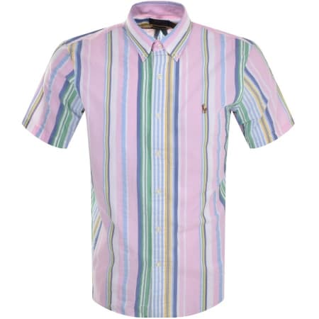 Product Image for Ralph Lauren Seersucker Short Sleeve Shirt Pink