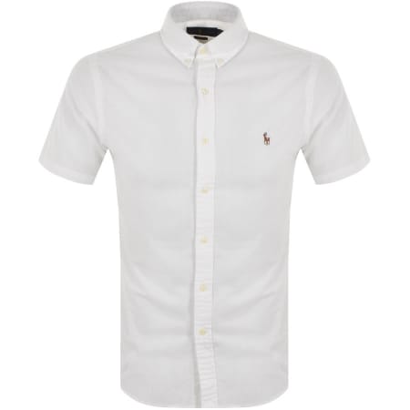 Product Image for Ralph Lauren Slim Short Sleeve Shirt White
