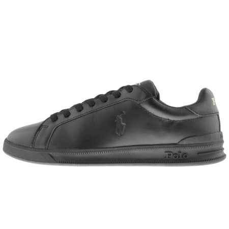 Product Image for Ralph Lauren Heritage Court Trainers Black