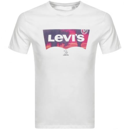 Product Image for Levis Crew Neck Logo T Shirt White