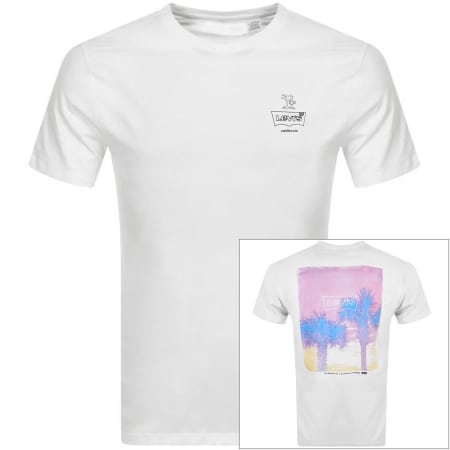 Product Image for Levis Logo Crew Neck T Shirt White