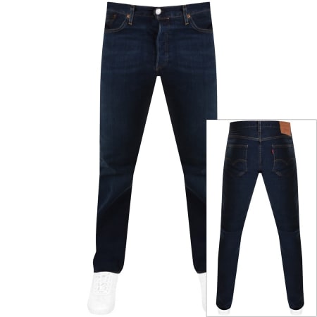 Product Image for Levis 501 Original Fit Jeans Dark Wash Blue