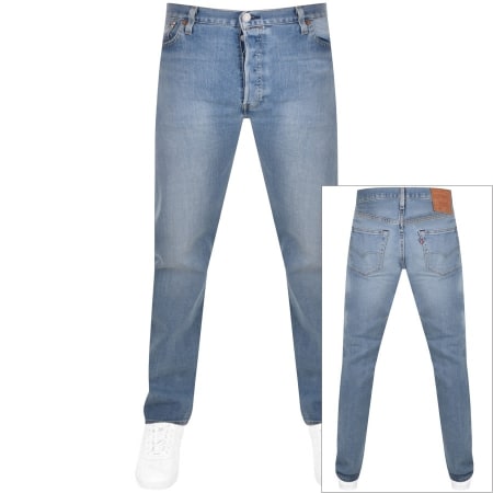Product Image for Levis 501 Original Fit Jeans Light Wash Blue