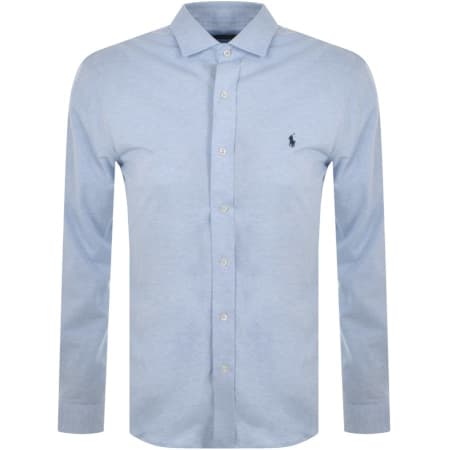 Product Image for Ralph Lauren Long Sleeve Polka Dot Shirt Blue