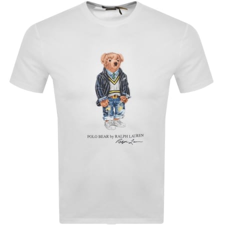 Product Image for Ralph Lauren Logo T Shirt White