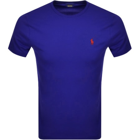 Product Image for Ralph Lauren Crew Neck Slim Fit T Shirt Blue