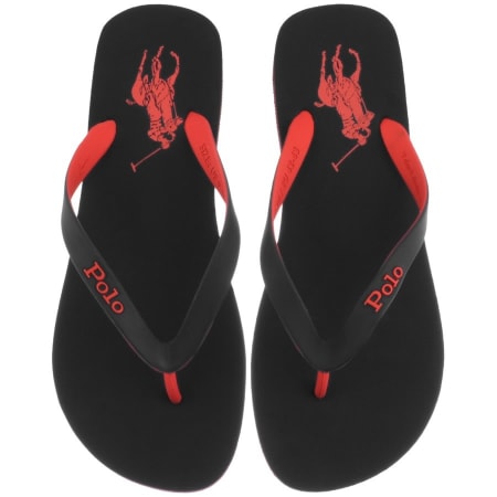 Product Image for Ralph Lauren Bolt Flip Flops Black