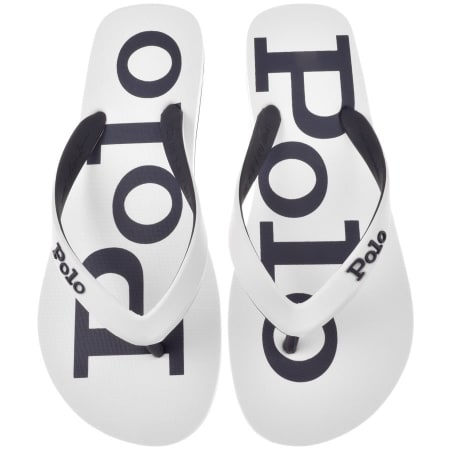 Product Image for Ralph Lauren Bolt Flip Flops White
