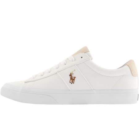 Product Image for Ralph Lauren Sayer Canvas Trainers White