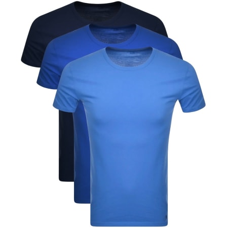 Product Image for Ralph Lauren 3 Pack Short Sleeve T Shirts Blue