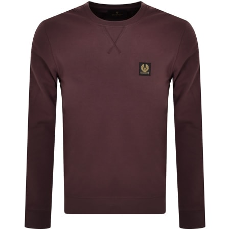 Product Image for Belstaff Crew Neck Sweatshirt Burgundy