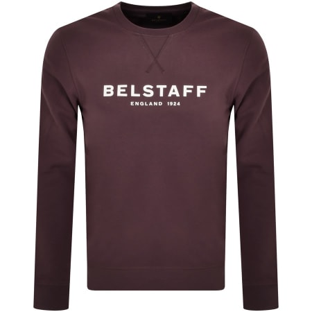 Product Image for Belstaff Crew Neck Sweatshirt Burgundy