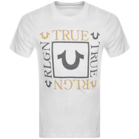 Product Image for True Religion Crystal Bootleg Logo T Shirt White