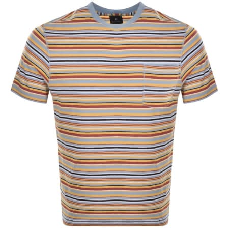 Product Image for PS By Paul Smith Stripe T Shirt Blue