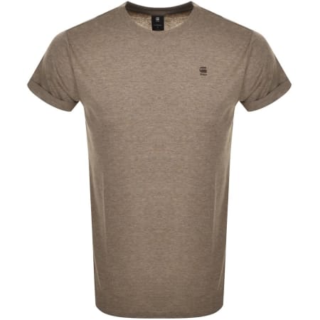 Product Image for G Star Raw Lash Logo T Shirt Brown