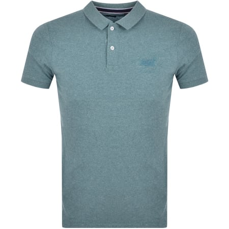 Product Image for Superdry Short Sleeved Polo T Shirt Blue