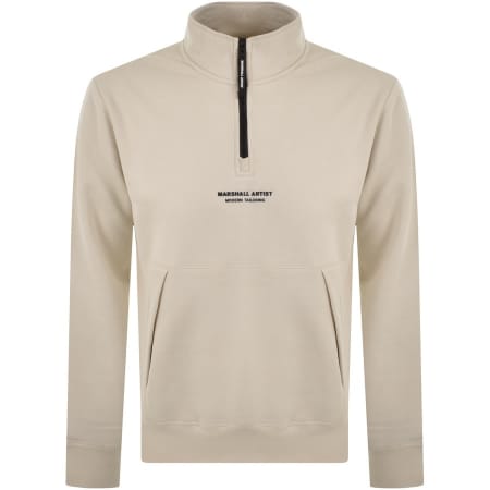Product Image for Marshall Artist Siren Half Zip Sweatshirt Cream