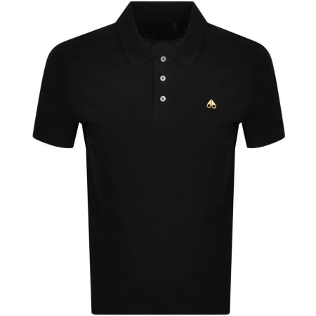 Product Image for Moose Knuckles Short Sleeved Polo T Shirt Black