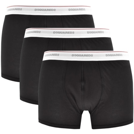 Product Image for DSQUARED2 Underwear 3 Pack Trunks Black