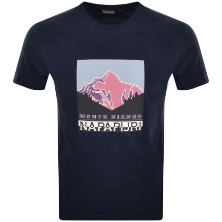 Product Image for Napapijri Quintino Short Sleeve T Shirt Navy