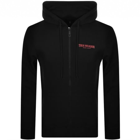 Product Image for True Religion Logo Zip Hoodie Black