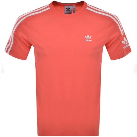 Product Image for adidas Originals Tech 3 Stripe T Shirt Pink