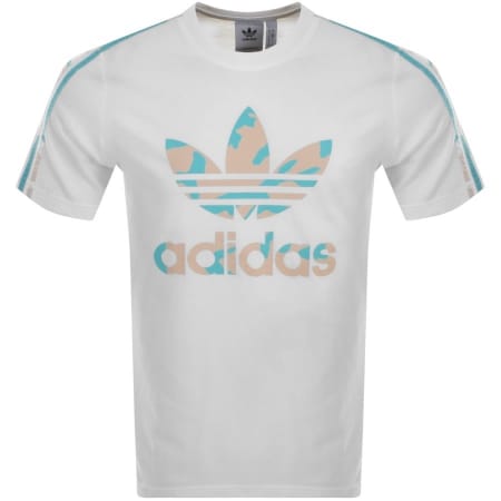 Product Image for adidas Originals Camo Infill T Shirt White