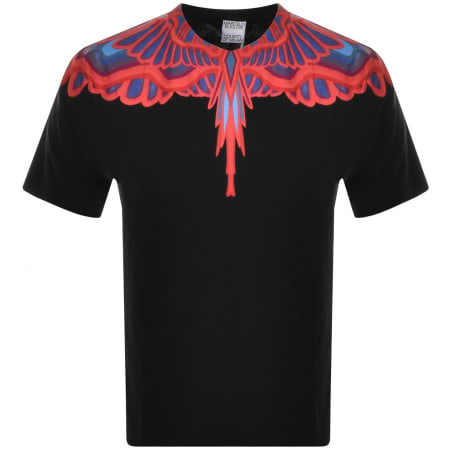 Product Image for Marcelo Burlon Curved Wings T Shirt Black