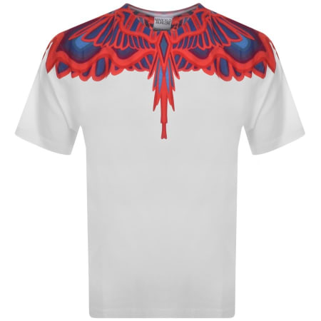 Product Image for Marcelo Burlon Curved Wings T Shirt White