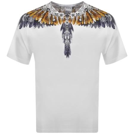 Product Image for Marcelo Burlon Hawaiana Wings T Shirt White