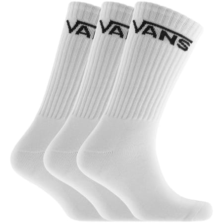 Product Image for Vans 3 Pack Classic Socks White