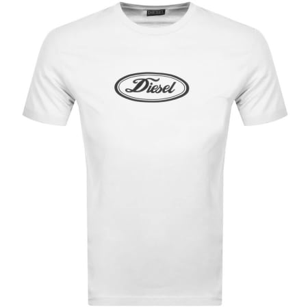 Product Image for Diesel T Diegor Logo T Shirt White
