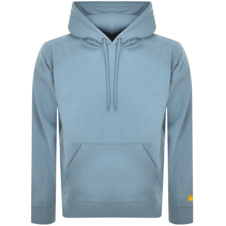 Product Image for Carhartt Logo Hoodie Blue