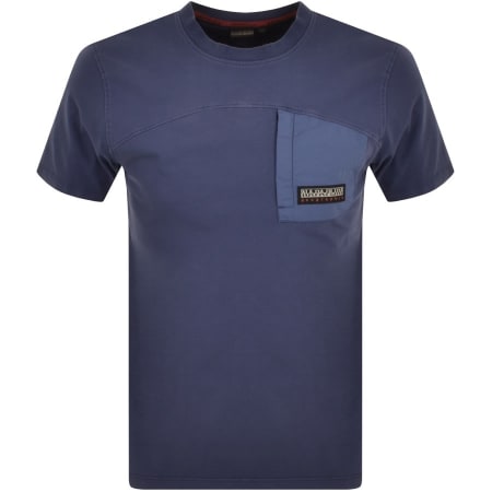 Product Image for Napapijri Noasca Logo T Shirt Blue