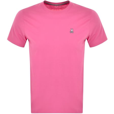 Product Image for Psycho Bunny Classic Crew Neck T Shirt Pink