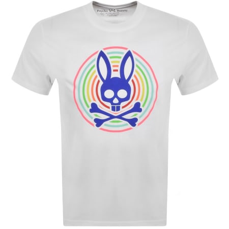 Product Image for Psycho Bunny Andrew Crew Neck T Shirt White