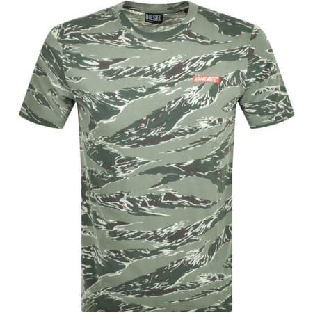 Product Image for Diesel T Just Logo T Shirt Khaki