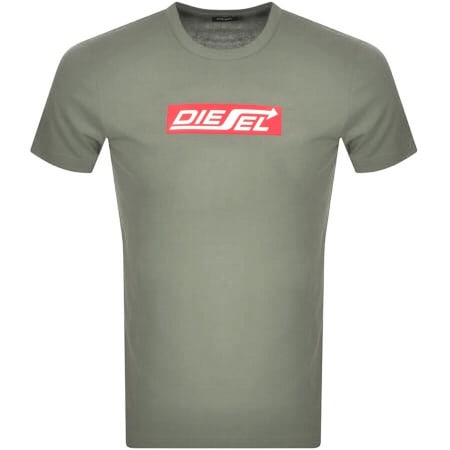 Product Image for Diesel T Diegor Logo T Shirt Grey