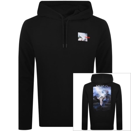 Product Image for HUGO Dlubdance Hoodie Black
